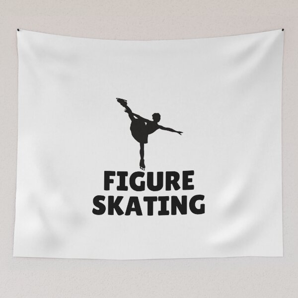 Item preview, FIGURE SKATING - BLACK designed and sold by ArtsyCity.