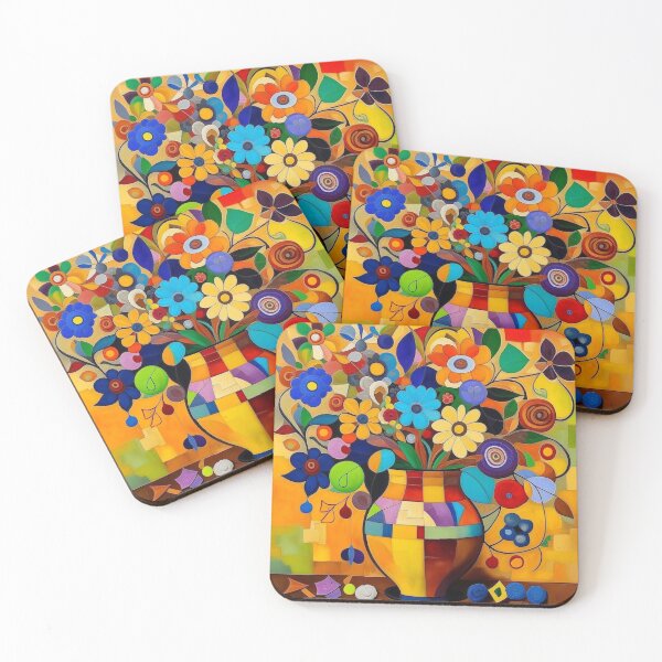 Item preview, Abstract Flowers Watercolor Colorful Gifts for Flowers Lover designed and sold by MalwasBasket.