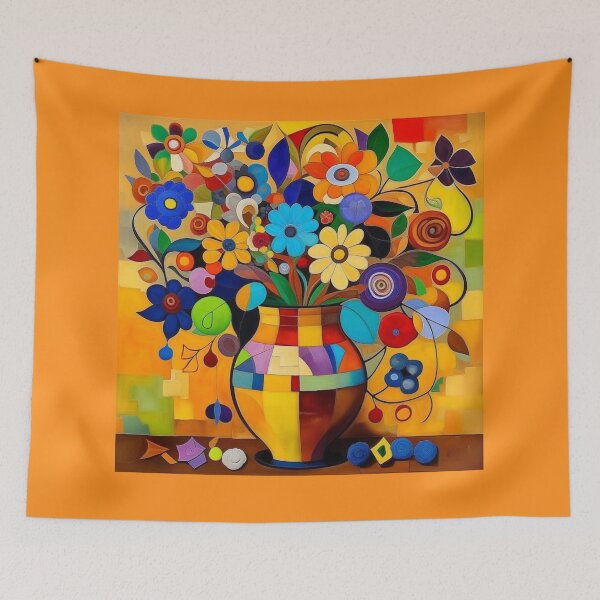 Item preview, Abstract Flowers Watercolor Colorful Gifts for Flowers Lover designed and sold by MalwasBasket.