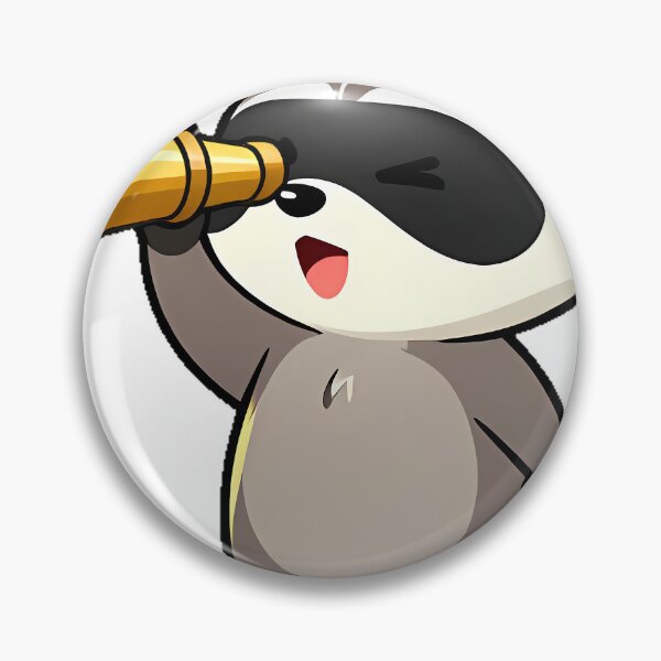Item preview, Raccoon Watching Sunset with Telescope designed and sold by pumsquare.