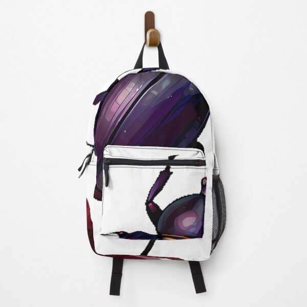 Item preview, Violet Ground Beetle with Garnet designed and sold by IllumeInk.