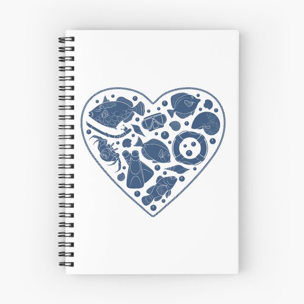 Item preview, Rope heart with sea animals and objects designed and sold by RizikCat.