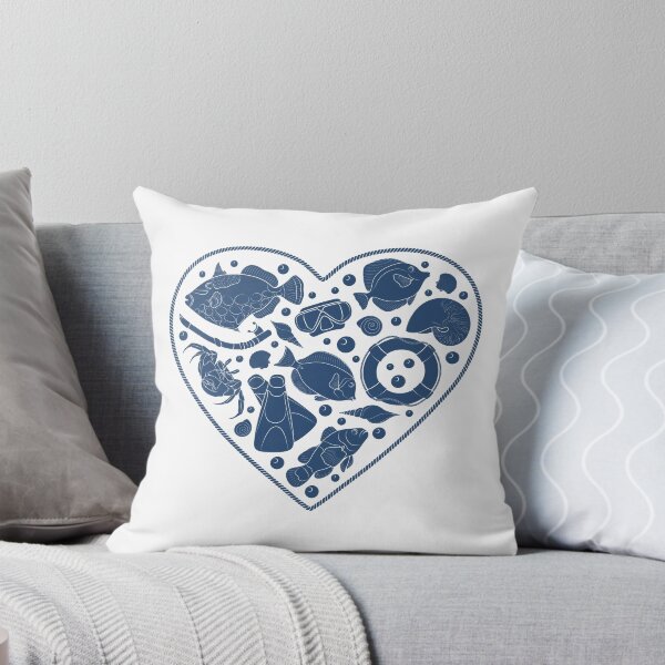 Item preview, Rope heart with sea animals and objects designed and sold by RizikCat.