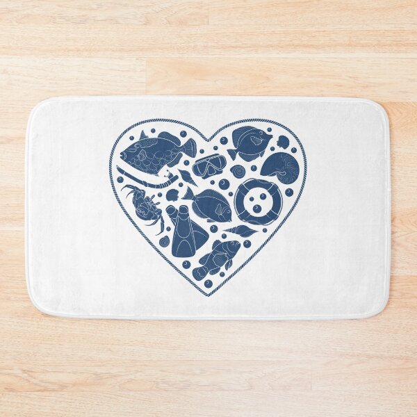 Item preview, Rope heart with sea animals and objects designed and sold by RizikCat.