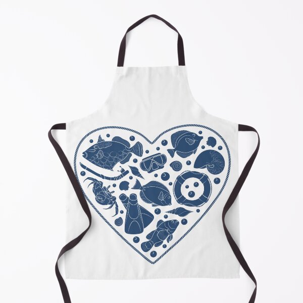 Item preview, Rope heart with sea animals and objects designed and sold by RizikCat.