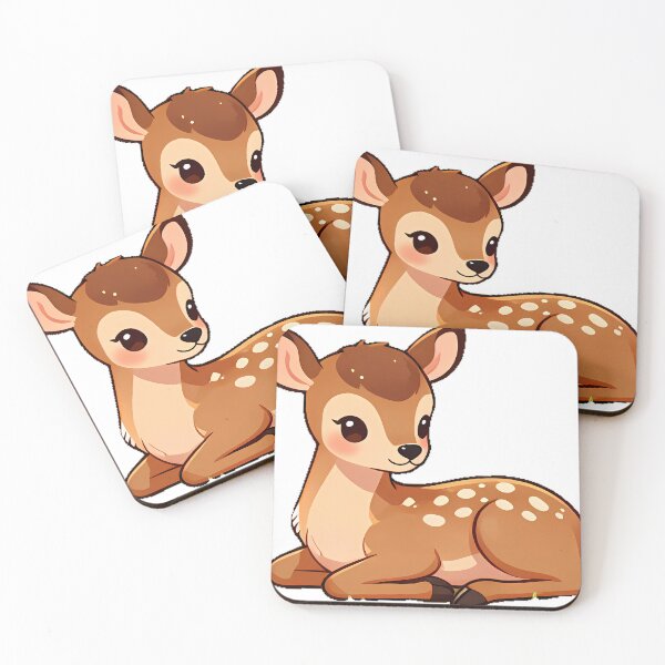 Item preview, Fawn with Golden Meadow Flowers designed and sold by pumsquare.