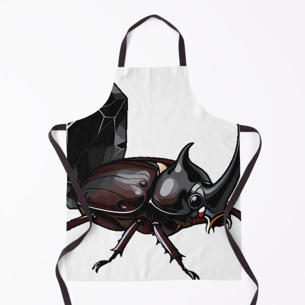 Item preview, Rhinoceros Beetle with Obsidian designed and sold by IllumeInk.