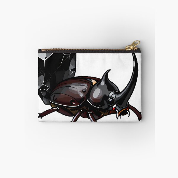 Item preview, Rhinoceros Beetle with Obsidian designed and sold by IllumeInk.