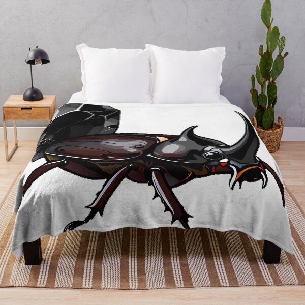 Item preview, Rhinoceros Beetle with Obsidian designed and sold by IllumeInk.