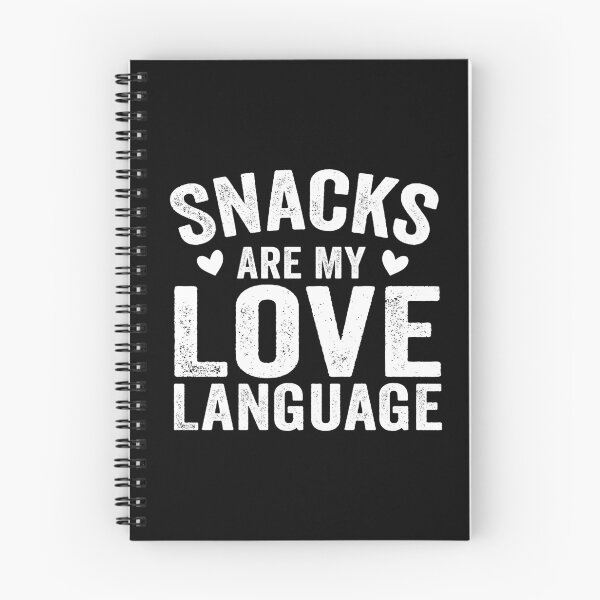 Item preview, Snacks Are My Love Language Funny Food Lover | Snack Addict Gift | Cute Food Humor Design designed and sold by 76Valeria.