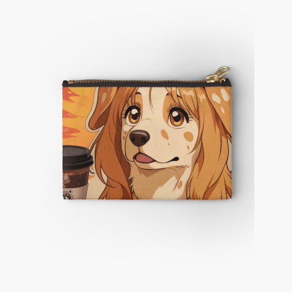 Item preview, Anime Dog Girl with Iced Coffee Graphic designed and sold by BLUESKY11a.
