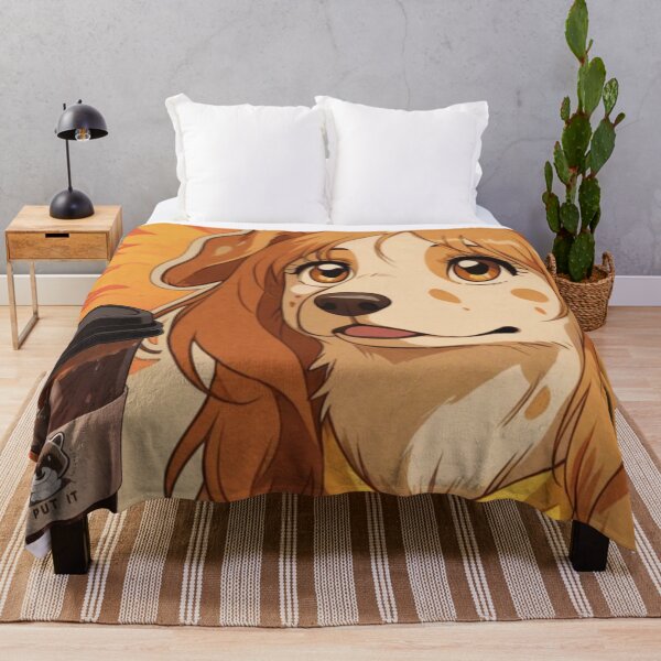 Item preview, Anime Dog Girl with Iced Coffee Graphic designed and sold by BLUESKY11a.
