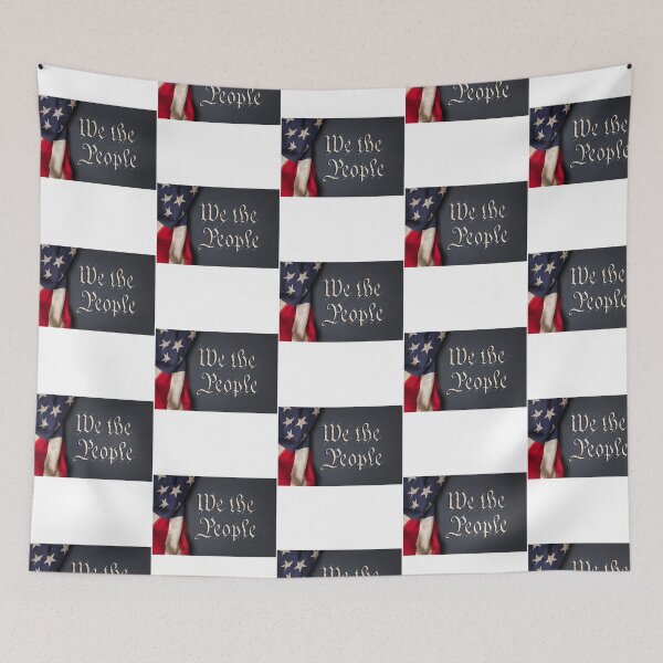 Item preview, We The People On An American Flag designed and sold by valsiaocon.