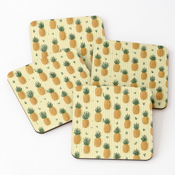 Item preview, Tiny Yellow Pineapples Pattern Cute Crayon Style designed and sold by VectorForge.