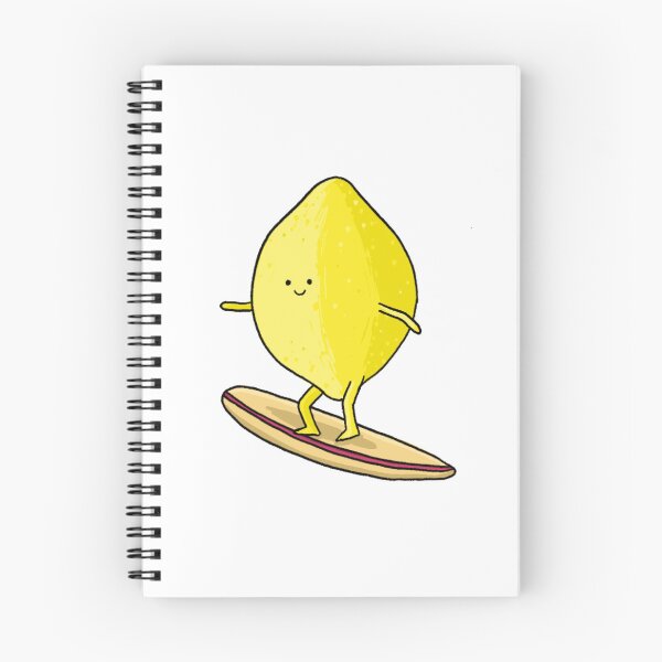 Item preview, Lemon on a surf board designed and sold by BluluStudio.