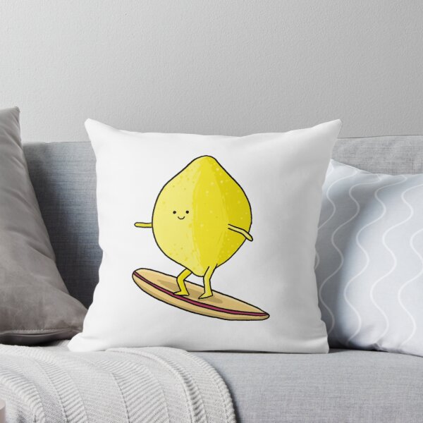 Item preview, Lemon on a surf board designed and sold by BluluStudio.