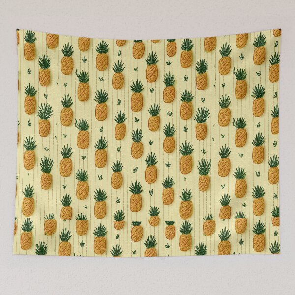 Item preview, Tiny Yellow Pineapples Pattern Cute Crayon Style designed and sold by VectorForge.