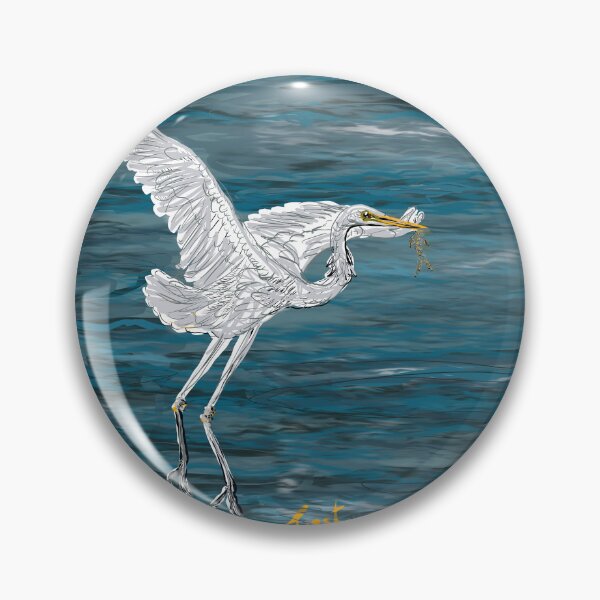Item preview, Heron Fishing designed and sold by TinaJostDesigns.