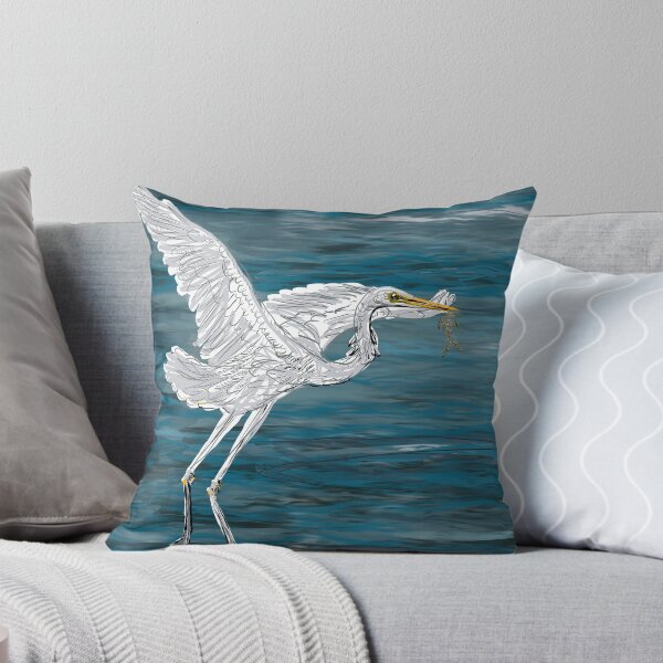 Item preview, Heron Fishing designed and sold by TinaJostDesigns.