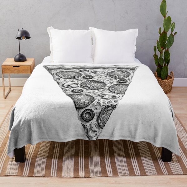 Item preview, Pizza slice - Realistic Black and White designed and sold by Minimalisticaly.