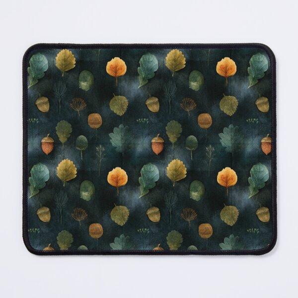Item preview, Deep Emerald & Gold Autumn Botanical designed and sold by TJ Art and Camera.