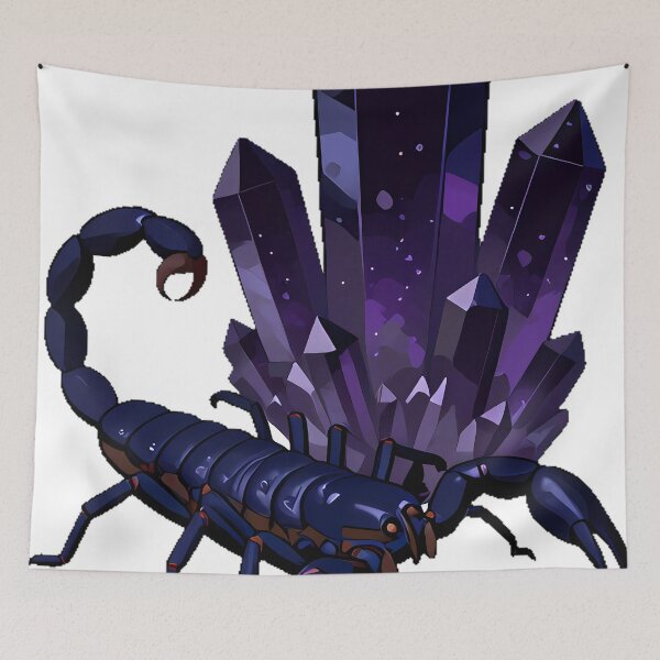 Item preview, Scorpion with Crystal Cluster designed and sold by IllumeInk.