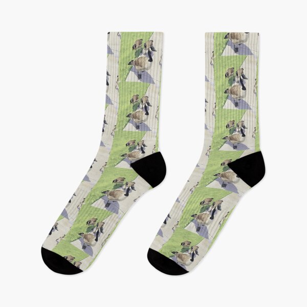 Item preview, Canada Geese Gathering Pastel Digital Painting designed and sold by KaleChub.