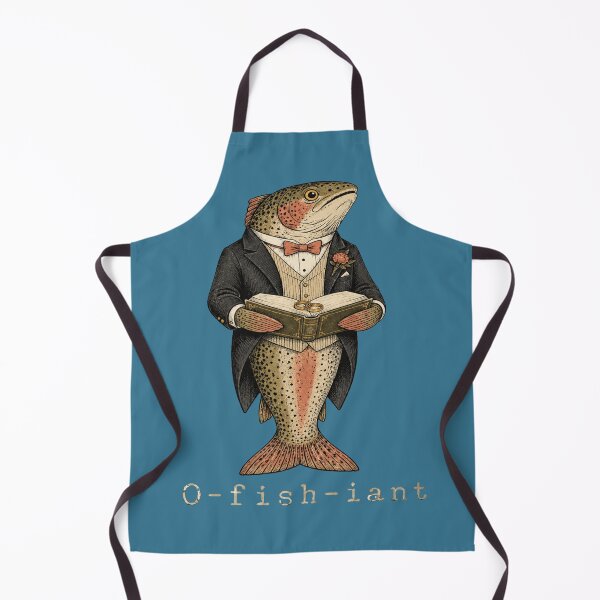 Item preview, O-fish-iant Trout Wedding Officiant Funny Fisherman T-Shirt designed and sold by POD DYNASTY | Original Print On Demand T-Shirt Graphics.