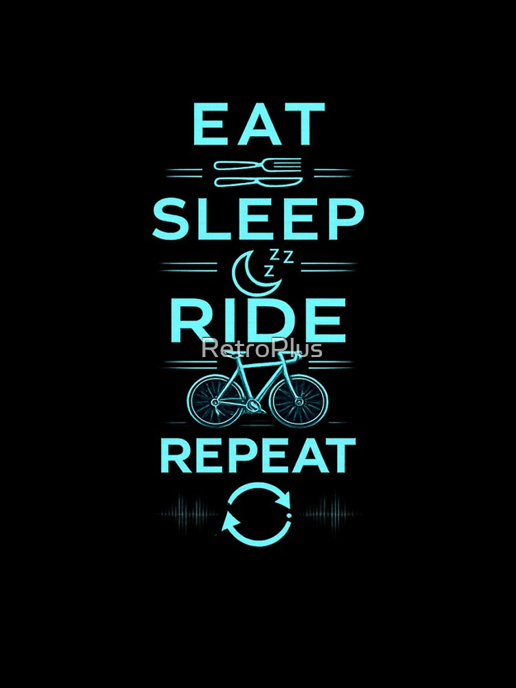 Thumbnail 4 of 4, iPhone Case, Eat Sleep Ride Repeat designed and sold by RetroPlus.