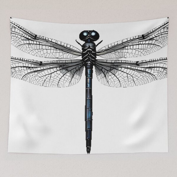 Item preview, Gothic Dragonfly with Gunmetal Wings designed and sold by IllumeInk.