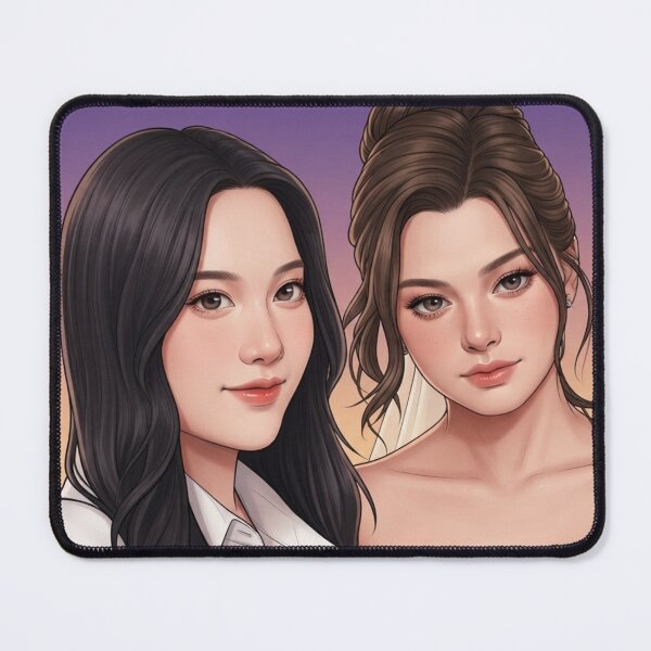 Item preview, Anime Wedding Lom Blew Air Thai GL Tv Series Lgbtq+ Sapphic WLW Home Decor Poster Print Art Comic Pride designed and sold by Mind Space.