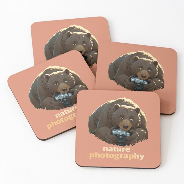 Item preview, Cute Bear Nature Photographer Funny Wildlife Photography Art designed and sold by BLUESKY11a.