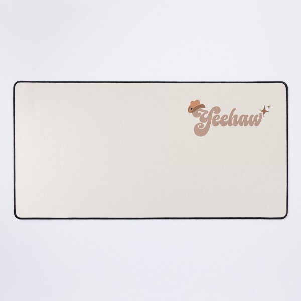 Item preview, Yeehaw lighthearted silly cowboy typography art designed and sold by QuillPrints.