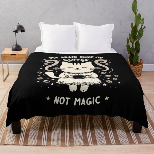 Item preview, My Brain Runs On Coffee Not Magic designed and sold by Scaryzz.