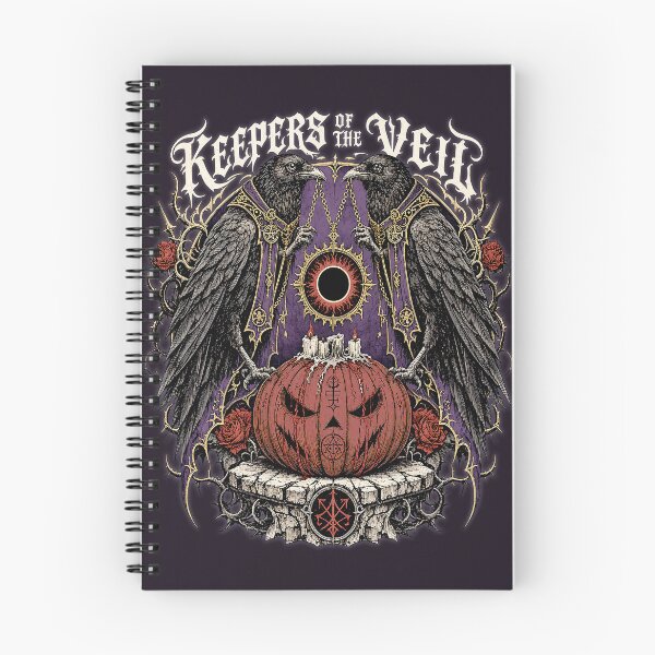 Item preview, Keepers of the Veil Gothic Raven Eclipse | Dark Samhain Graphic designed and sold by InkspirationGraphics.