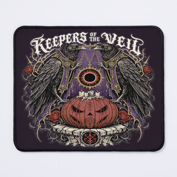 Item preview, Keepers of the Veil Gothic Raven Eclipse | Dark Samhain Graphic designed and sold by InkspirationGraphics.