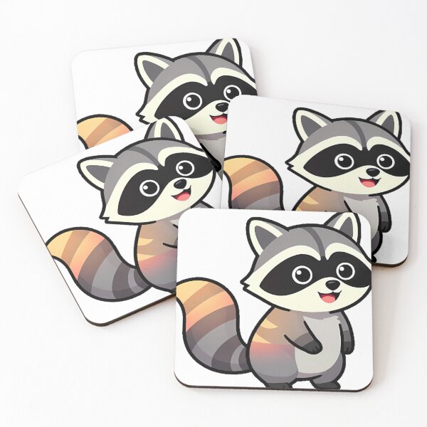 Item preview, Raccoon with Sunset-Painted Tail designed and sold by pumsquare.