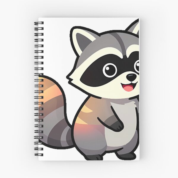 Item preview, Raccoon with Sunset-Painted Tail designed and sold by pumsquare.