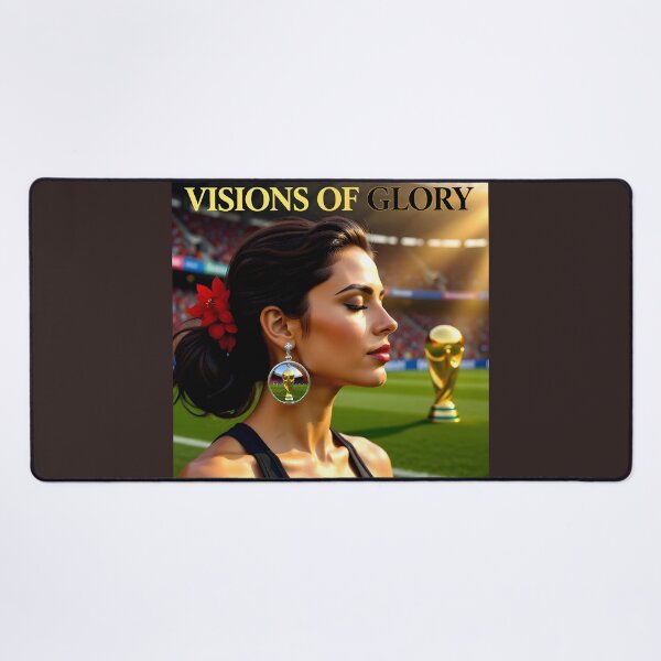 Item preview, Visions of Glory Football Champions Poster: Spanish Red Flower Victory Art designed and sold by Creative-RE.
