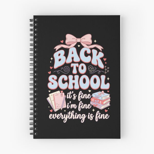 Item preview, Back To School It's Fine I'm Fine Everything Is Fine designed and sold by designstoriesMK.