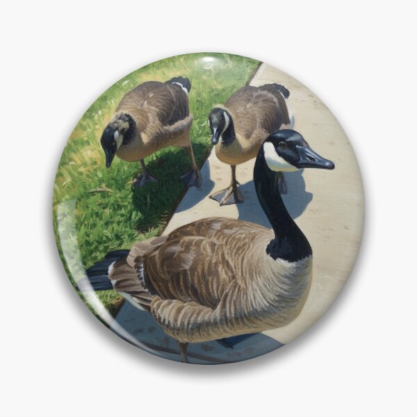 Item preview, Canada Geese Gathering Oil Painting Fine Art designed and sold by KaleChub.