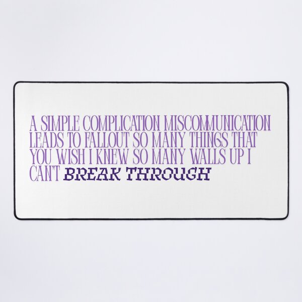 Item preview, Taylor Swift a Simple Complication Miscommunication leads to fallout designed and sold by kikismithshop.