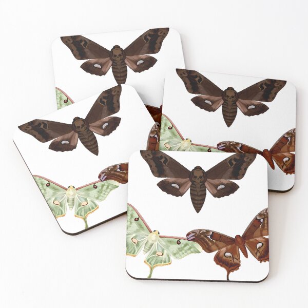 Item preview, Moth Trio Collection designed and sold by IllumeInk.