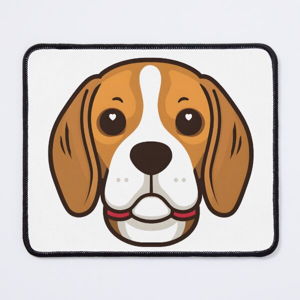Item preview, Cute Beagle Dog Face Sticker Design designed and sold by VINTOR-.