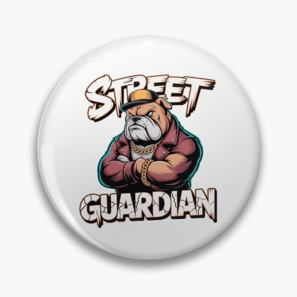 Item preview, Street Guardian Tough Bulldog Urban Mascot Art designed and sold by Outlet Raloel.