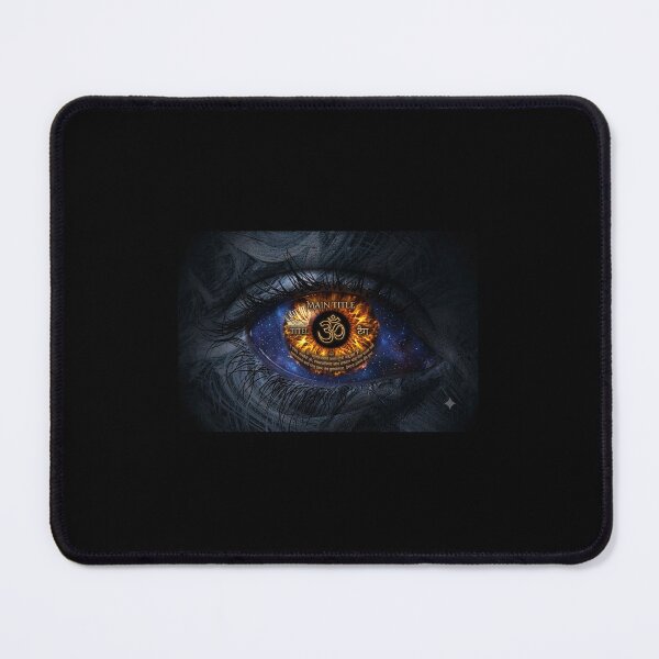 Item preview, Cosmic Om Eye of Universe - Spiritual Mandala Art designed and sold by Rahul Art Studio.
