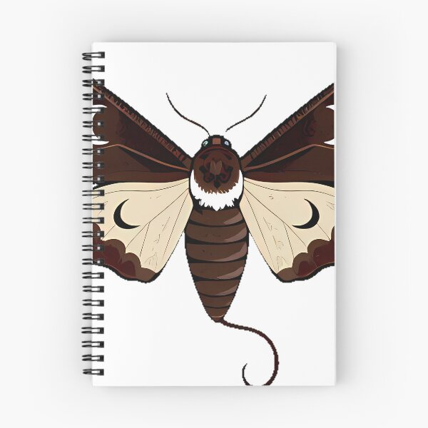 Item preview, Sphinx Moth with Moon Phase designed and sold by IllumeInk.