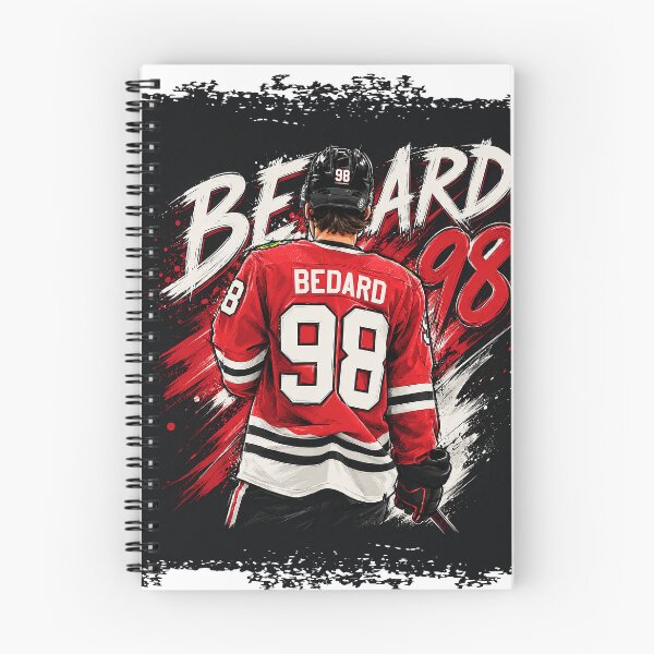 Item preview, Connor Bedard Red Jersey Digital Sketch designed and sold by Bear Creative.