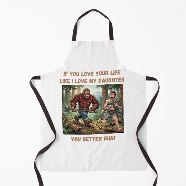 Item preview, Bigfoot I Love My Daughter - Funny Big Man Girl Dad Cryptidcore designed and sold by Spank My Yeti.