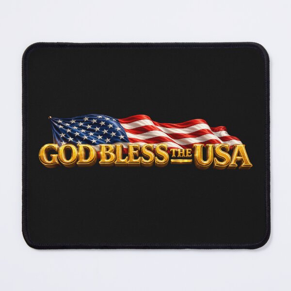 Item preview, God Bless the USA w Waving Flag - 3D - enhanced designed and sold by Military Insignia Products.